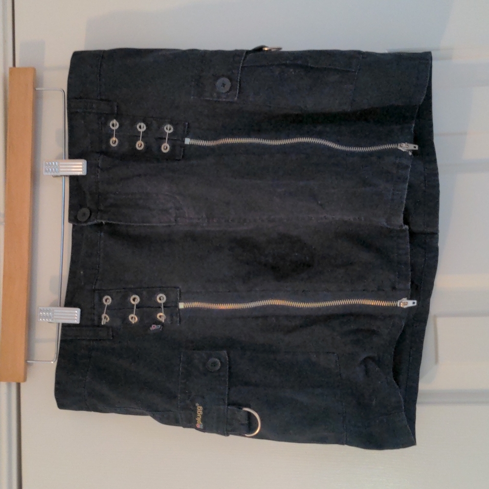 Plugg skirt black